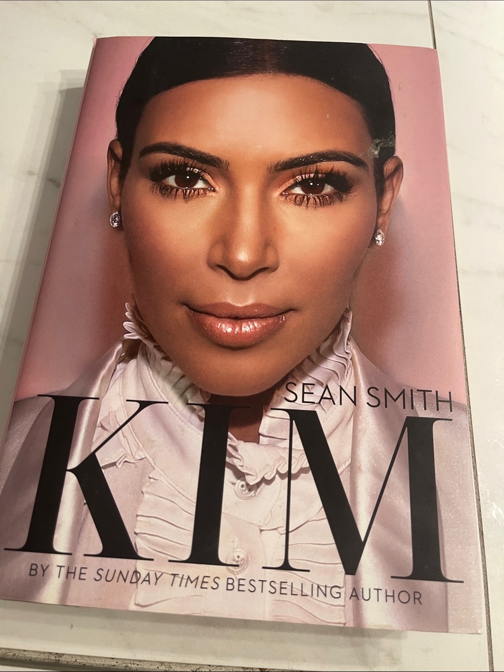 KIM Kardashian Biography Coffee Table Book - Pink Cover